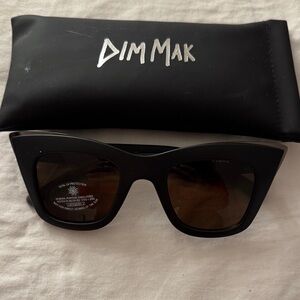 Dim Mak Black Cat Eye Sunglasses